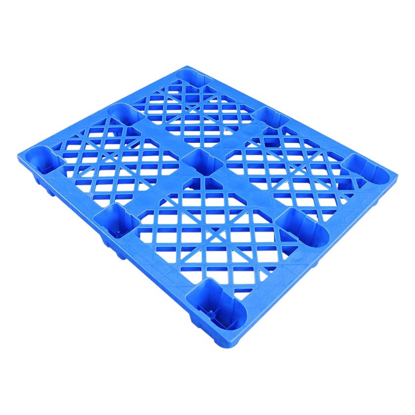 Plastic Pallet Forklift Board Platform Warehouse Pad Plastic Pallet Single-Sided Nine-Leg Pallet Lightweight Storage