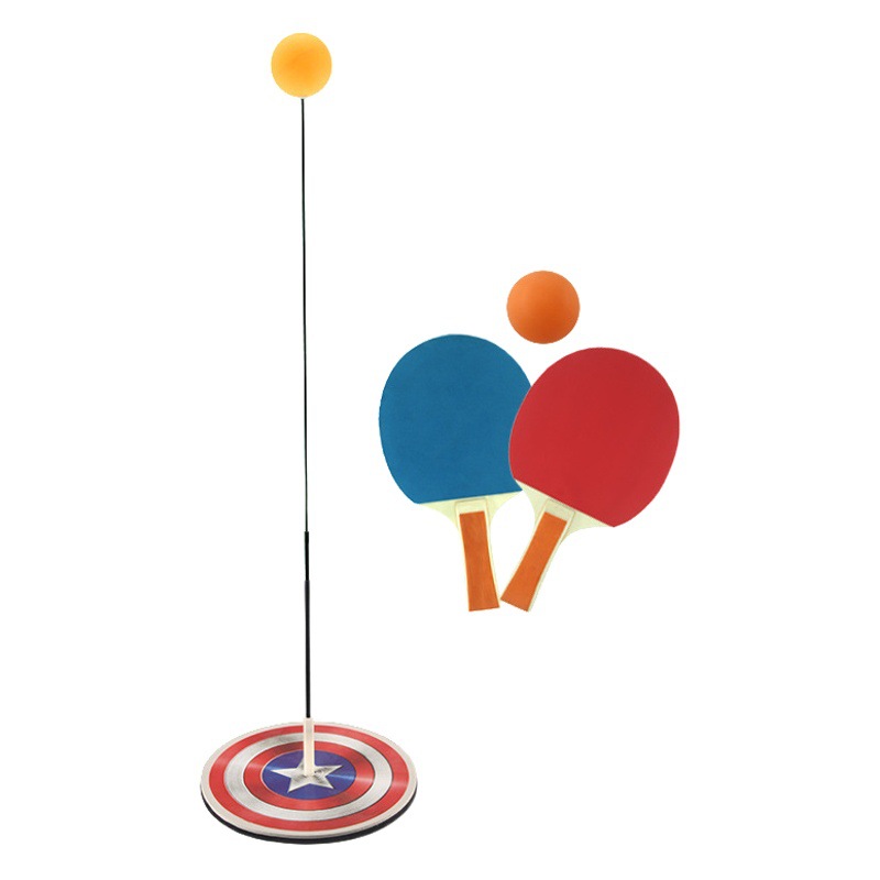 JIANQING table tennis trainer children's home elastic flexible shaft racket indoor single training suit cross-border