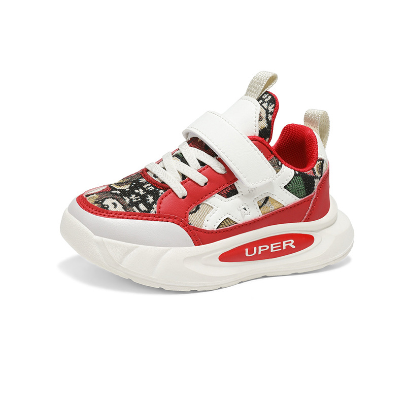 Picture of Boys' sneakers 2025 spring and autumn men's mesh fashion student girls' soft soles lightweight casual running shoes trend