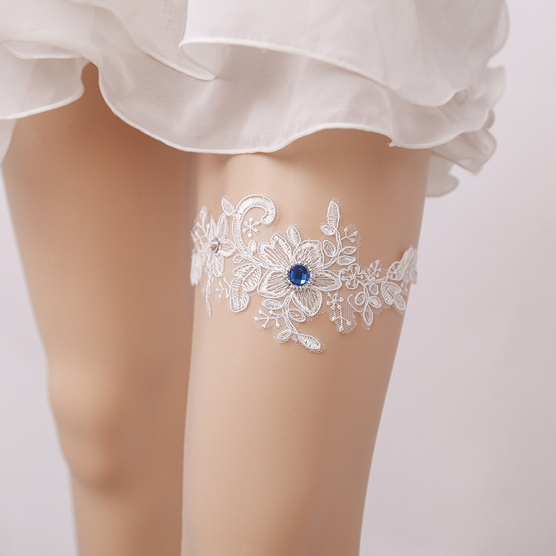 Princess Lace Thigh Portrait Decorative Ring Wedding Dress Accessories European and American Bride Garter Garter Belt