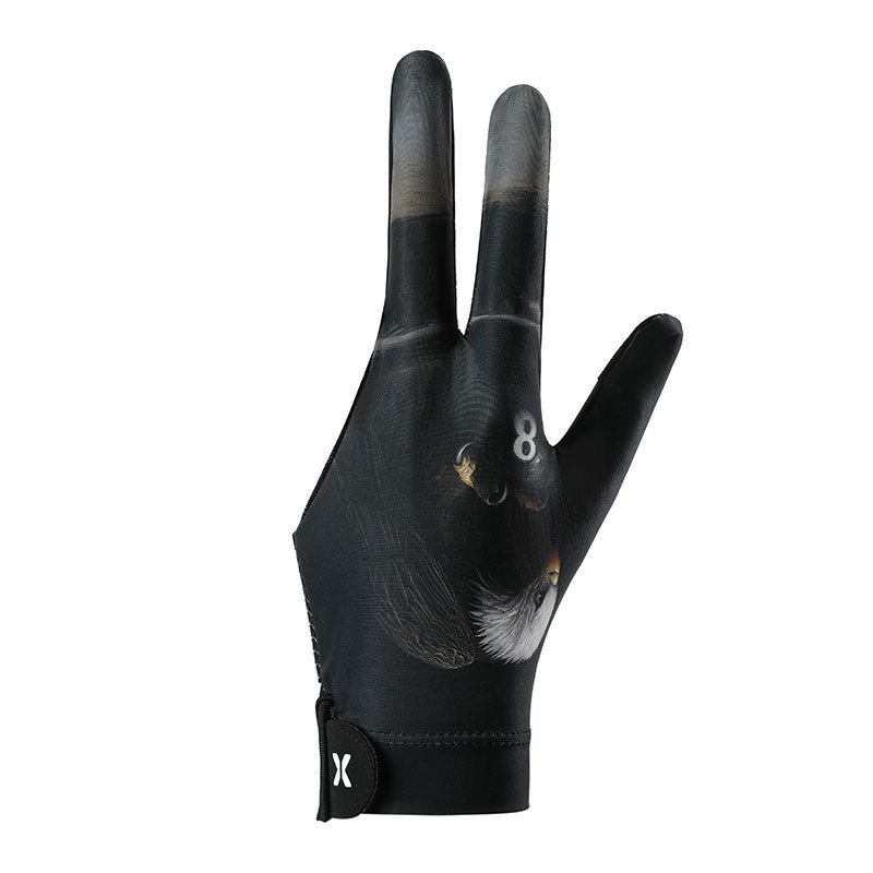Picture of Billiards Gloves with Three Fingers Leaking for Left and Right Hands, Single Smooth Elastic Ice Silk Breathable Non-Slip Thin Billiards Gloves for Men and Women