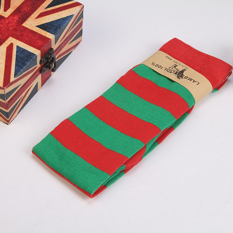 Picture of Spring Japanese Women's Socks All-match Striped Long Socks cosplay Anime Over-the-Knee Socks