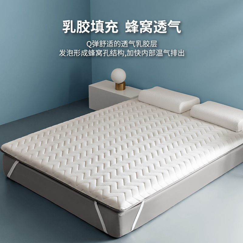 Picture of Antibacterial Latex Mattress Upholstery Household Thin Tatami Covering Sleeping Mat Bed Mattress for Student Dormitory Single Person