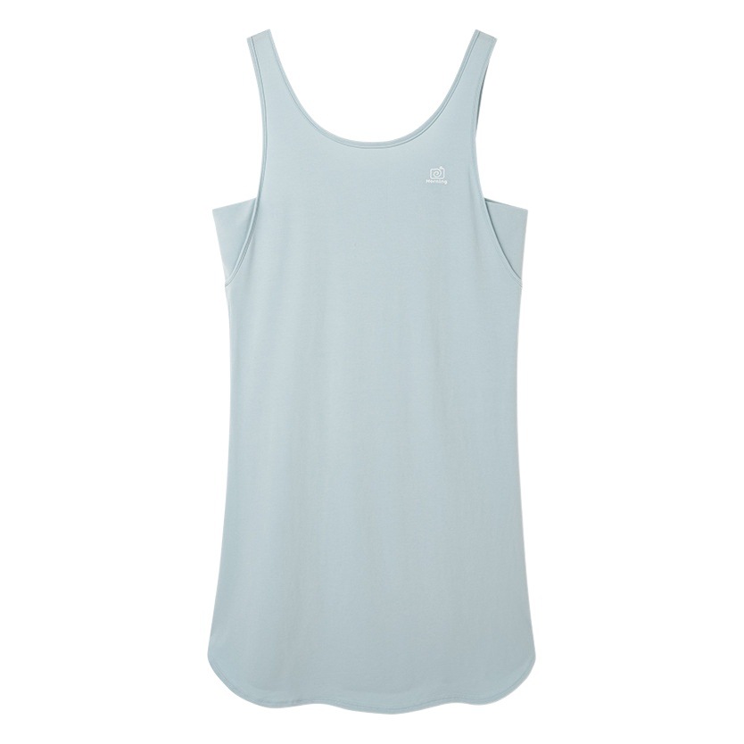 2025 New Summer Product Modal Vest Nightgown Nightgown Summer Nightgown Women's Comfortable Pure Color Can Be Worn Outside Home Clothes