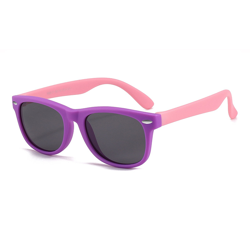 Picture of Factory new spot wholesale silicone UV protection sunglasses baby glasses polarized children sunglasses 802