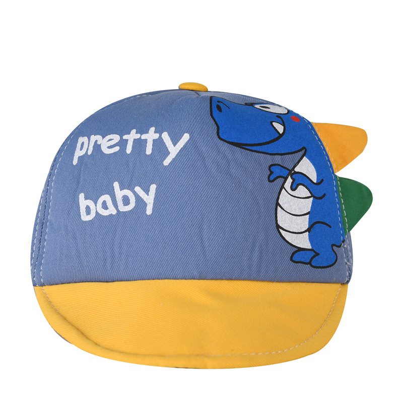 Picture of Children's hat new spring and summer baby sunscreen children's hat cute cartoon dinosaur cap