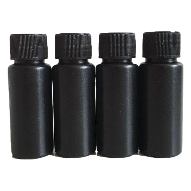 Factory 30ml black dark pointed bottle pe plastic bottle dispensing bottle ink bottle uv dispensing bottle