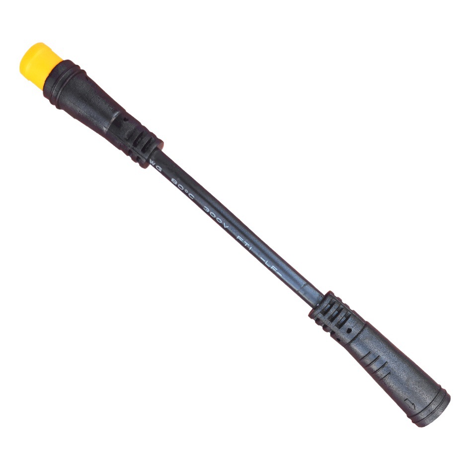Electric car brake broken wire eight square central motor brake handle adapter cable 3pin waterproof head 3pin extension cable