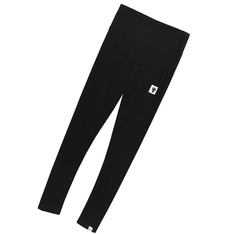 Picture of Factory wholesale maternity pants spring and autumn maternity pants kitten leggings pregnant women belly pants stretch 9 points leggings