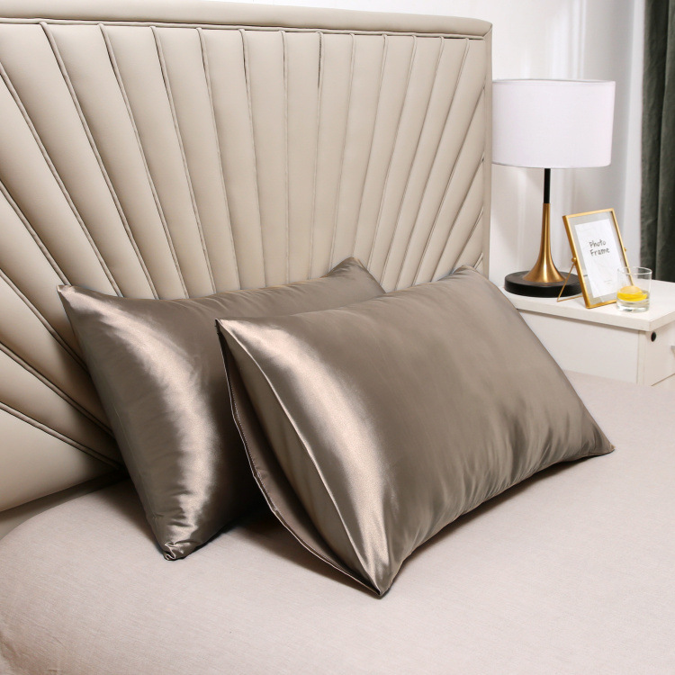 Picture of Factory Batch Cross-border AliExpress Silk Satin Ice Silk Satin pillowcase Single Imitation Silk pillowcase