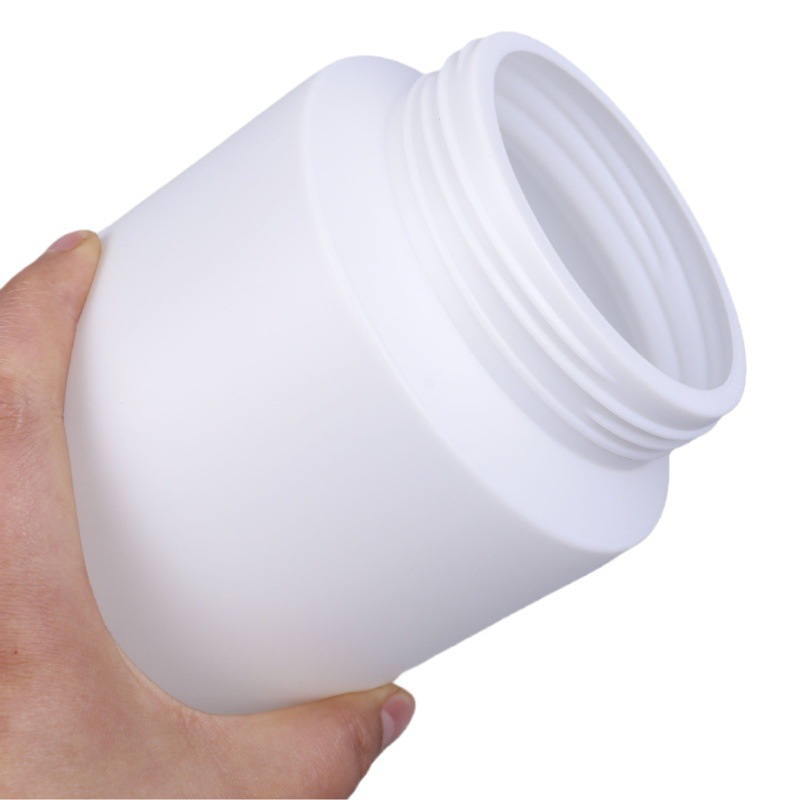 Food Powder Barrel Pe Plastic 500g Wide Mouth Grain Protein Powder Bottle 1000ml Milk Powder Packaging Can