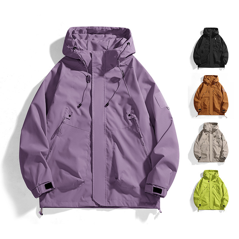 2025 New Spring and Autumn Outdoor Waterproof Jacket Unisex Men's Functional Workwear Jacket