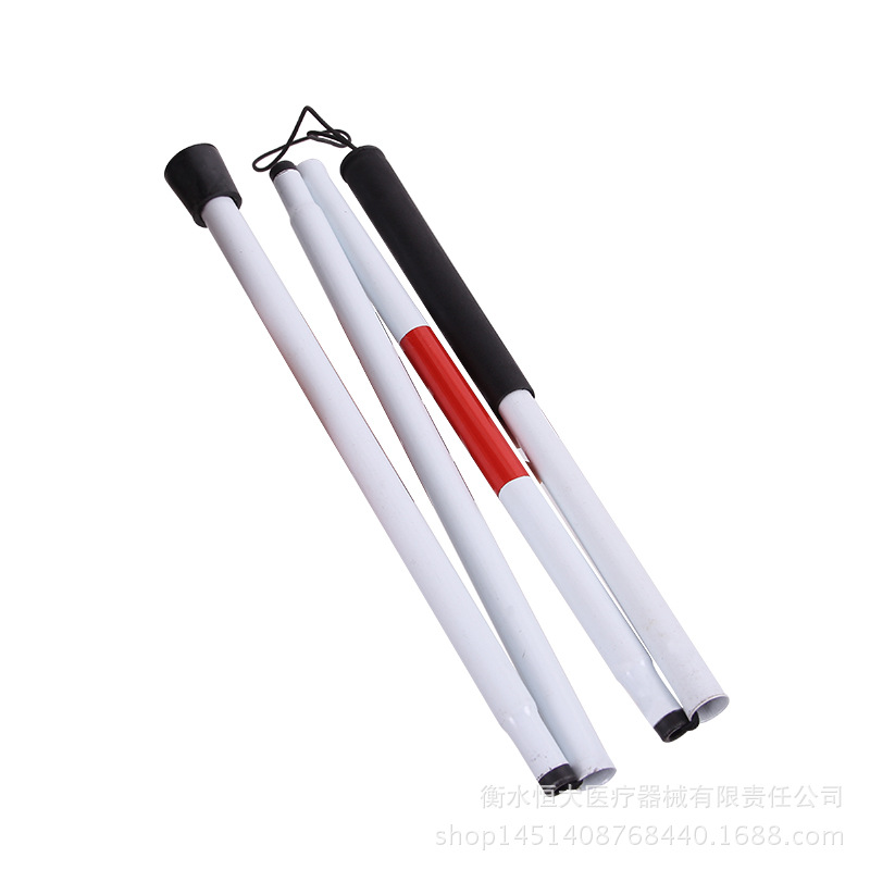 Picture of Factory wholesale blind Rod for the elderly foldable walking stick for the Blind Blind Light guide stick blind Rod guide stick