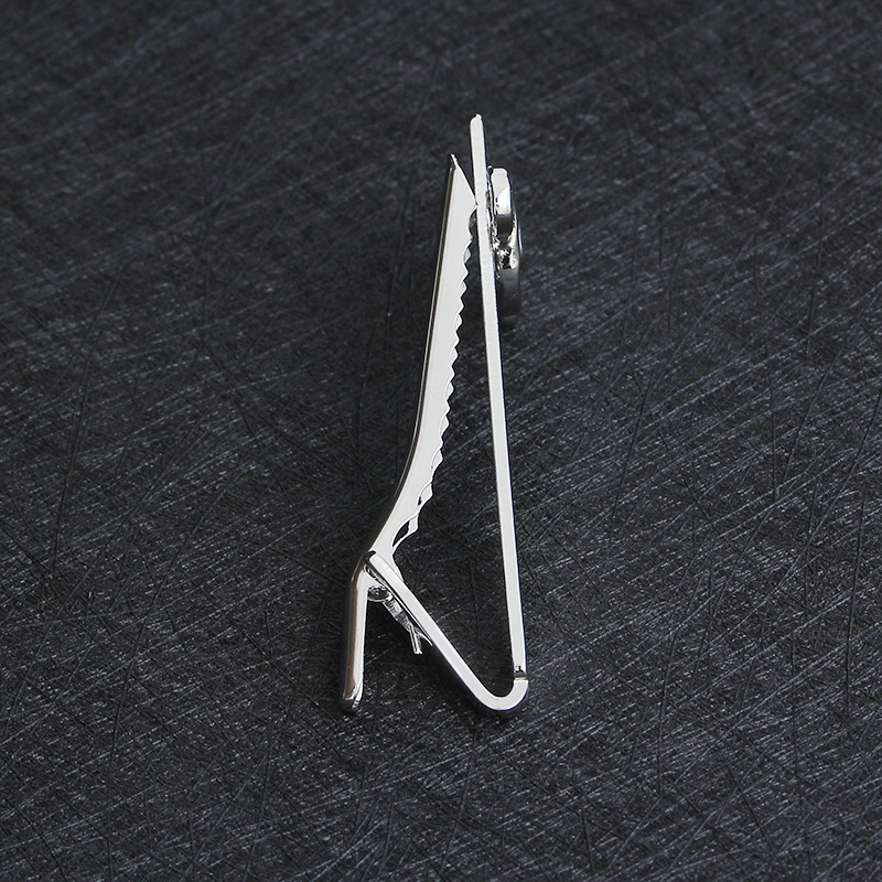 Picture of European and American Fashion Hot-Selling Jewelry Men's Tie Clip Business Shirt Note Clip Wish Cross-Border Best-Selling Accessories