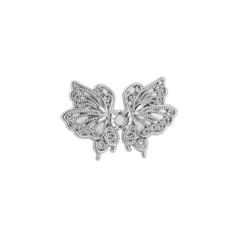 Picture of Chinese Knot Waist Buckle Pair Buckle Flat Bottom Removable Nail-free Seam-free Button Girl's Trouser Skirt Waist Size Change Artifact