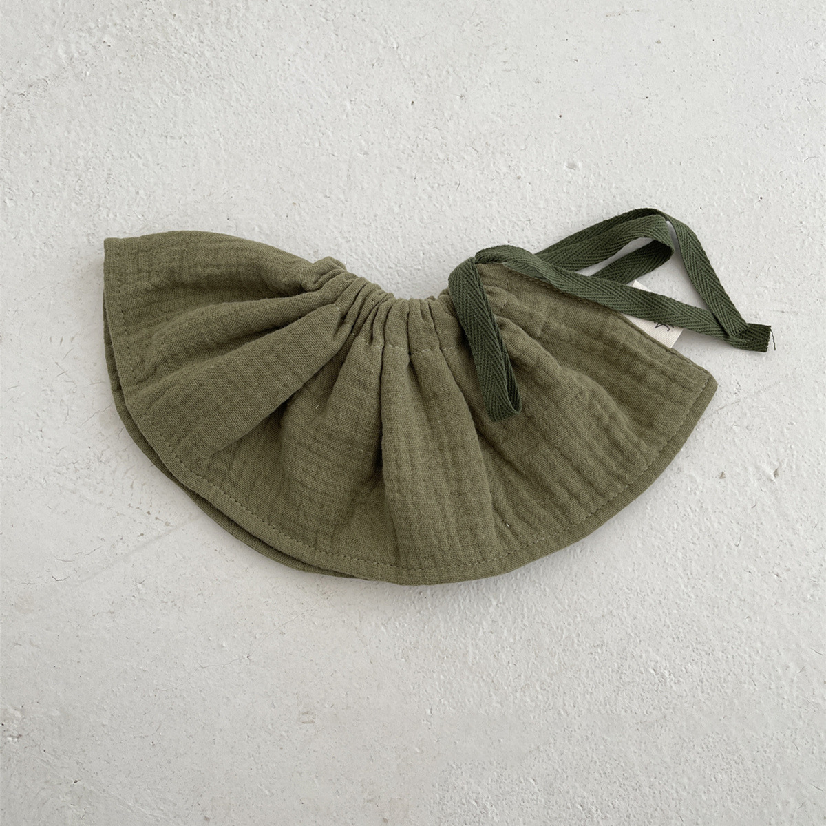 Picture of Newborn baby 4 layers cotton yarn saliva towel gauze bib tether baby saliva towel anti-spitting bib
