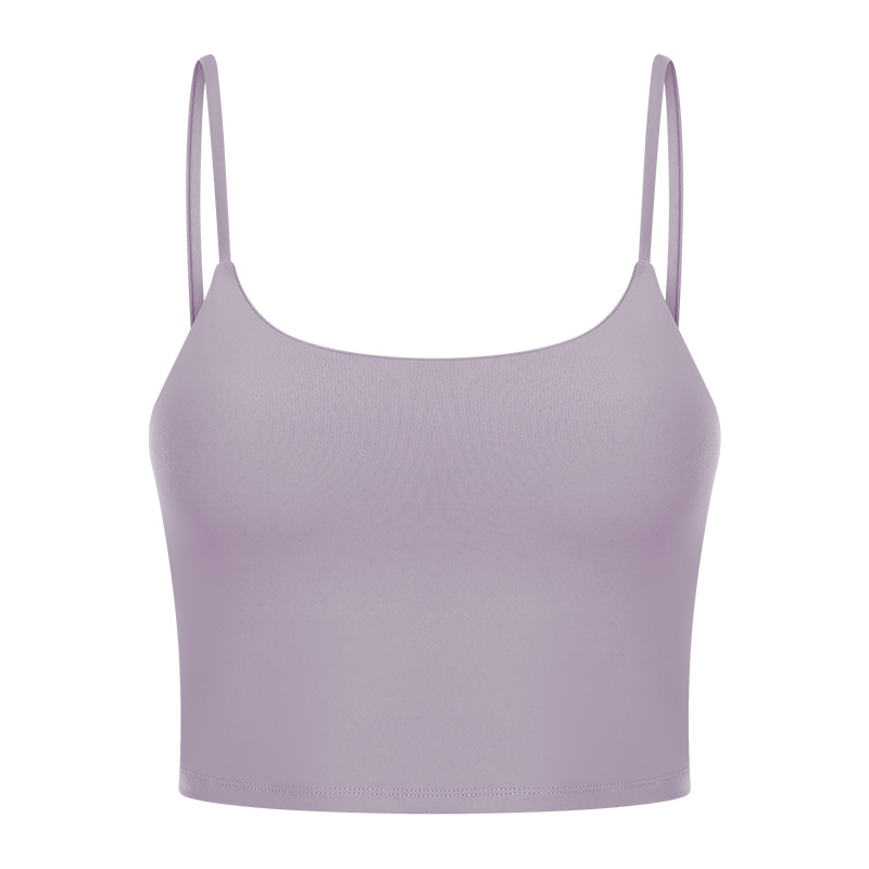 Picture of New Yoga Top Women's Sports Underwear with Chest Pad Thin Belt Beauty Back Fitness Vest Sling Yoga Clothing C5238