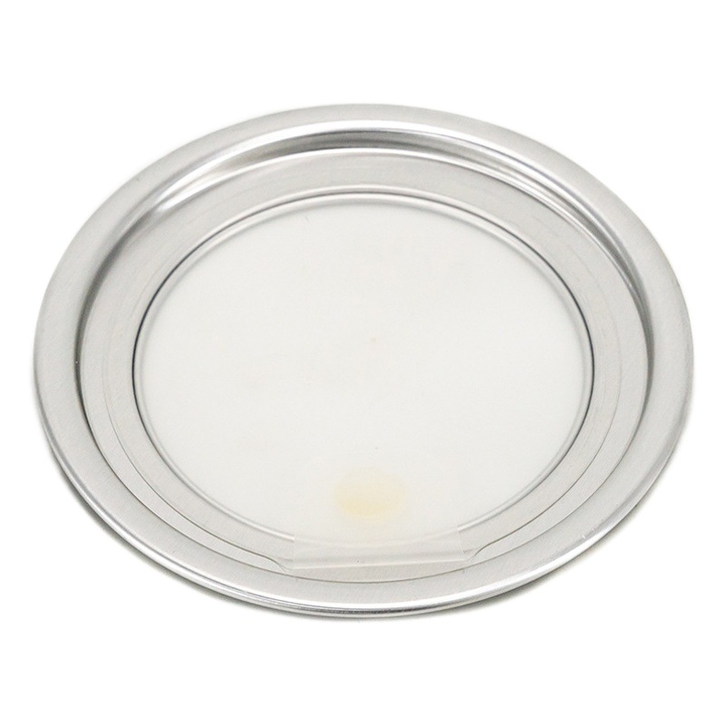 Transparent easy tear lid aluminum foil easy pull lid manufacturers aluminum ring aluminum lid plastic bottle aluminum can iron can seal