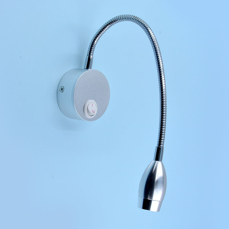 Picture of 1w3wLED bedside reading lamp hose spotlight elbow TV background wall wall lamp aisle light photo lamp