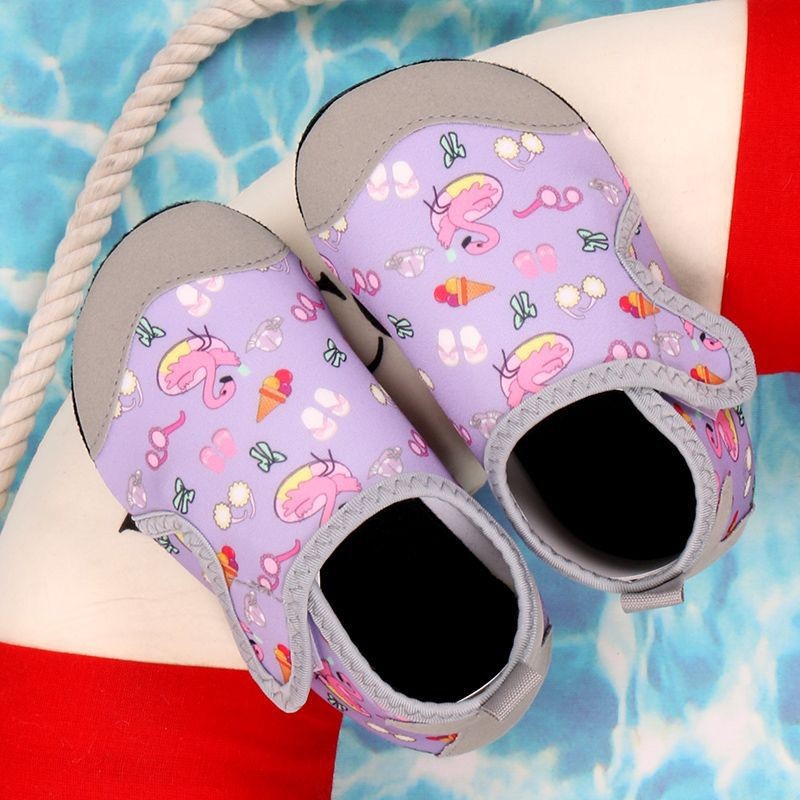 Picture of Children's water park Baby Beach socks non-slip diving shoes snorkeling socks swimming shoes drifting soft shoes wading shoes socks