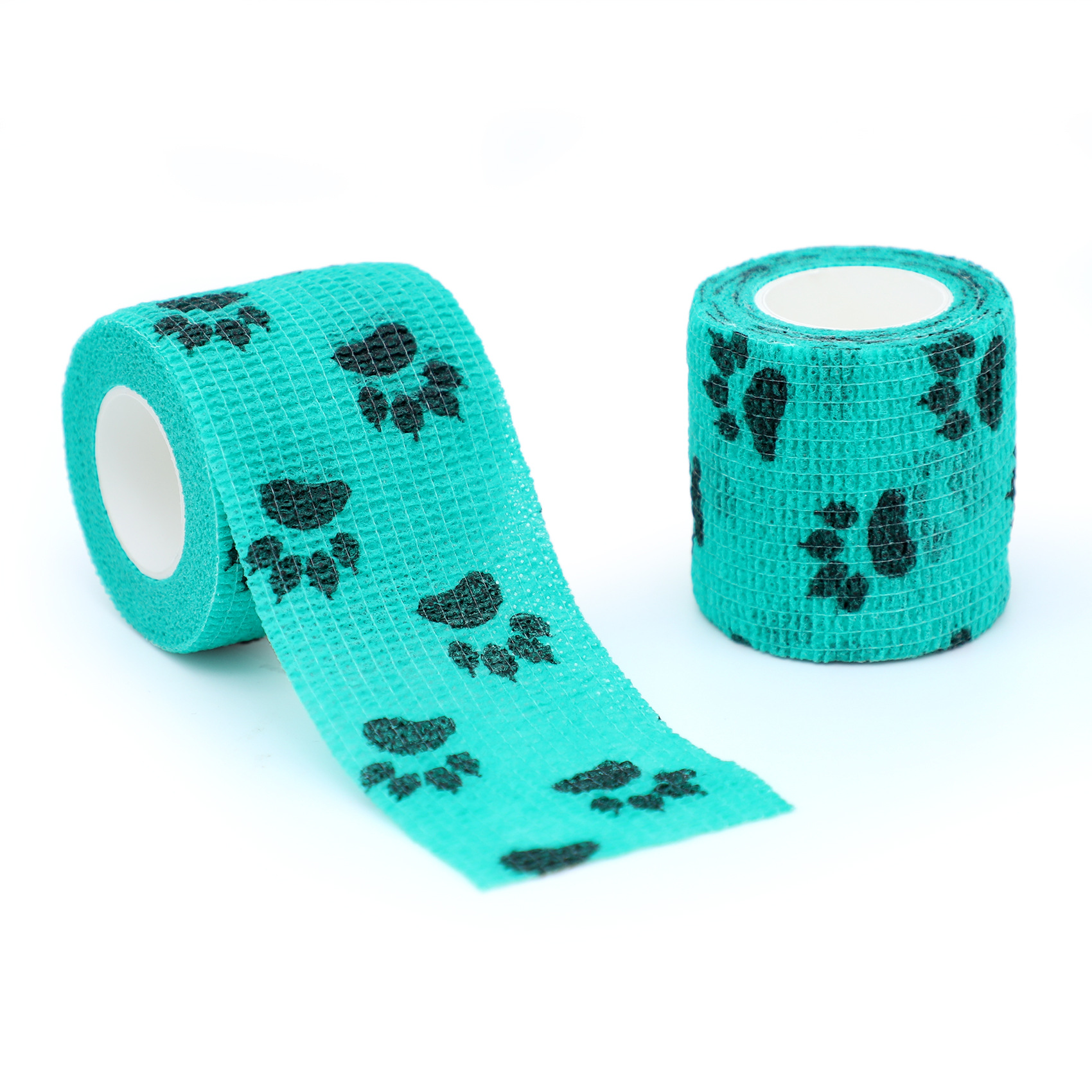 Picture of Factory wholesale non-woven self-adhesive elastic elastic bandage sports protection ankle pet print finger bandage