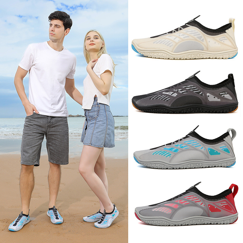 Picture of 2024 new couple outdoor upstream shoes beach shoes women's wading shoes quick-drying men's summer non-slip amphibious shoes