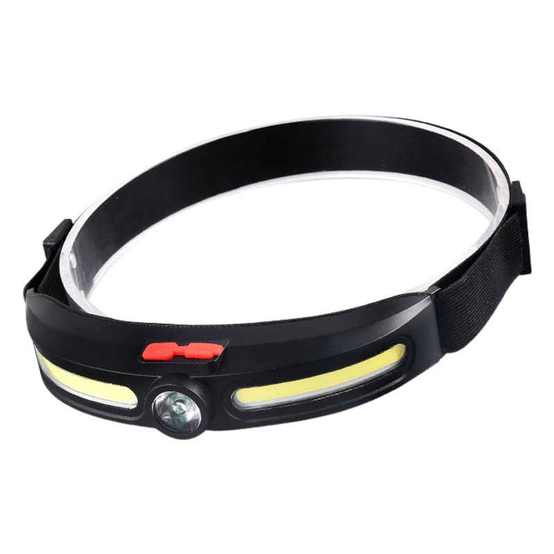 Cross-border new multi-function COB flood light led outdoor riding night running night fishing light USB charging bright headlight