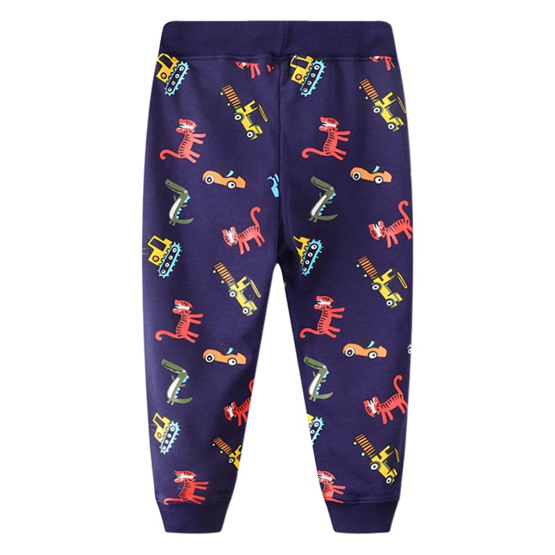 Picture of 2025 Children's Autumn New European and American Boys' Pants Baby Casual Pants Dinosaur Pattern Children's Clothing Wholesale