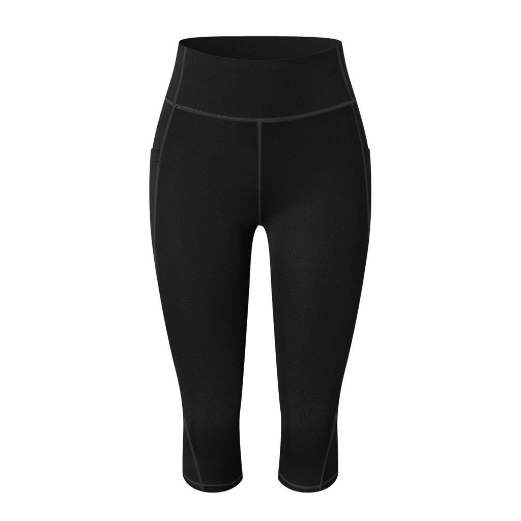 Picture of Cross-Border New Three-Quarter Pants, Multi-Color Sexy Yoga Wear Leggings, Fitness Pants, Slim Fit, Hip-Lifting, High-Waisted, Cross-Border Hot Sale