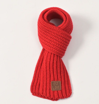 Picture of Winter New Baby Hat Baby Hat Children's Warm Knitted Plush One Hat Two-piece Set for Boys and Girls