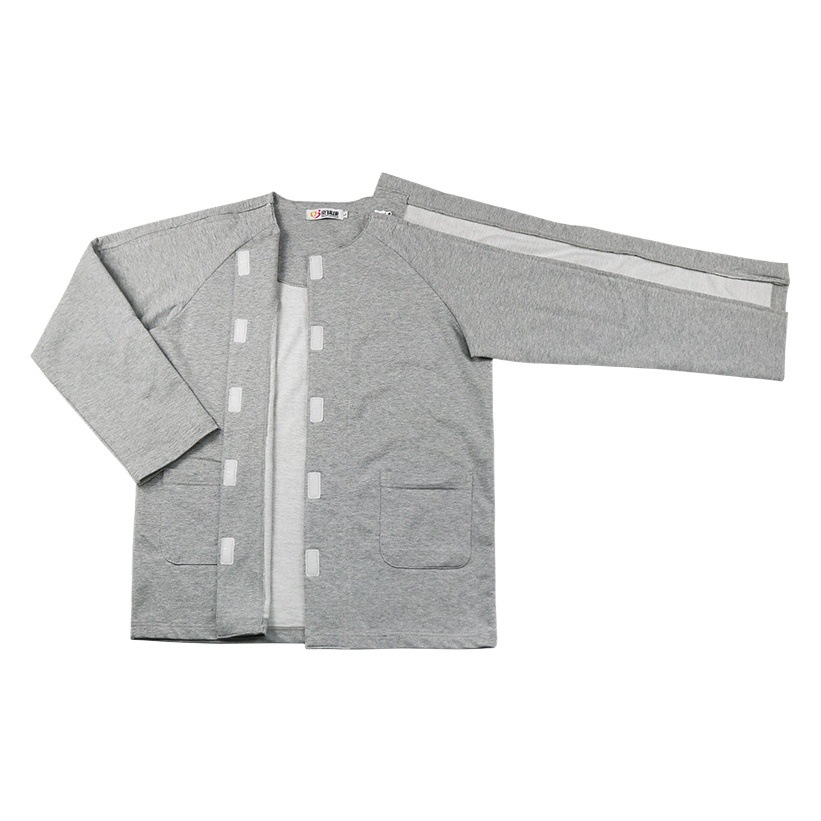 Clothes worn by fracture patients spring and autumn nursing clothes convenient for wearing and taking off the arm surgical patient clothes hospital clothes