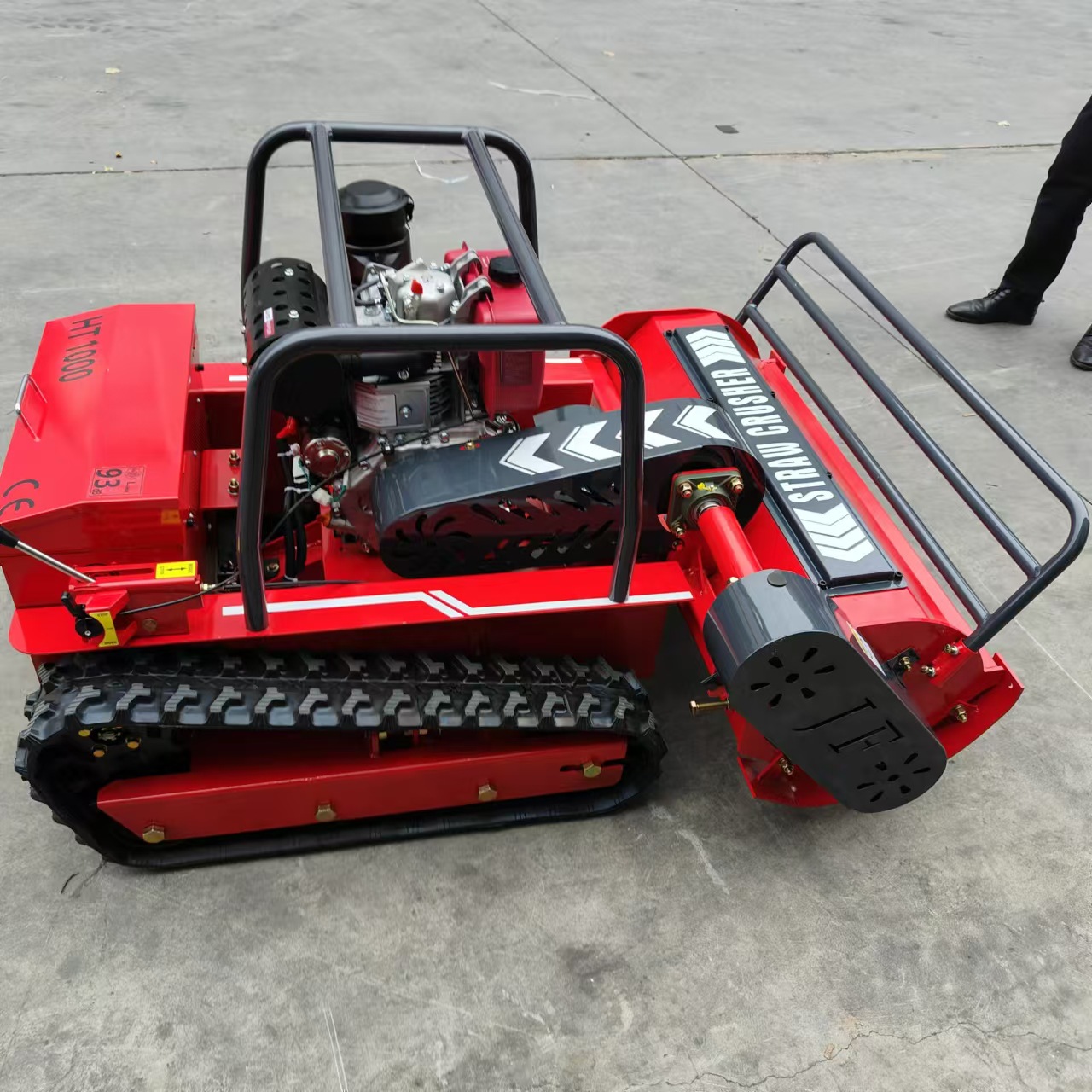 Export Canada Crawler Remote Control Lawn Mower Community Greening Lawn Mower Self Propelled Lawn Trimmer