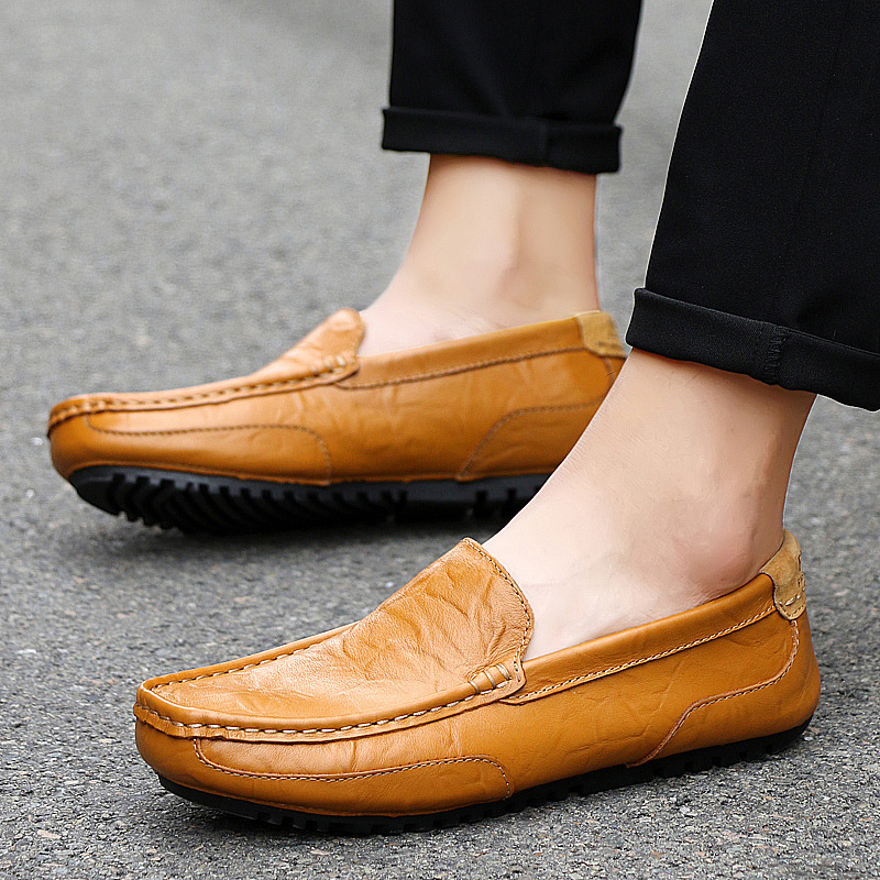 Amazon Doug Shoes Men's Lazy Shoes plus size Men's Shoes Casual Men's Shoes Trendy Shoes Leather Shoes Cross-border Foreign Trade 2028