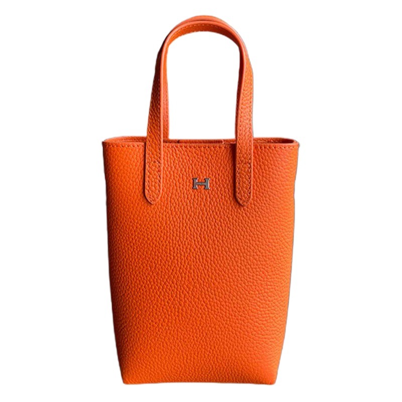 Mobile Phone Bag Women's Crossbody 2025 New Trendy Genuine Leather Shoulder Small Bag High-End Compact Lightweight Cowhide Handbag