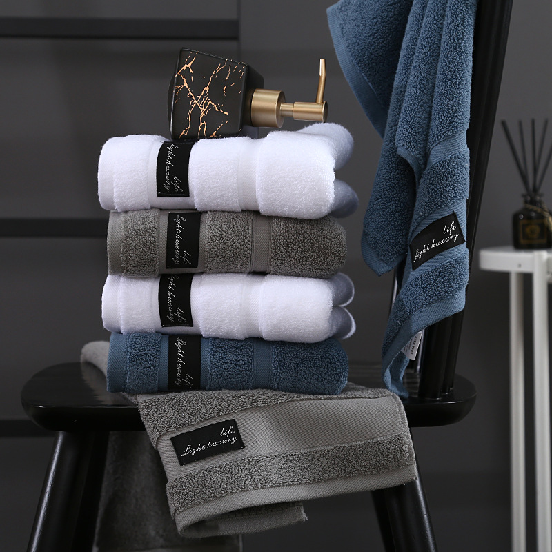 Picture of Cross-border Hilton Towel Five-star Hotel Special Cotton Hotel Homestay Cotton Thickened Household Face Wash Face Towel
