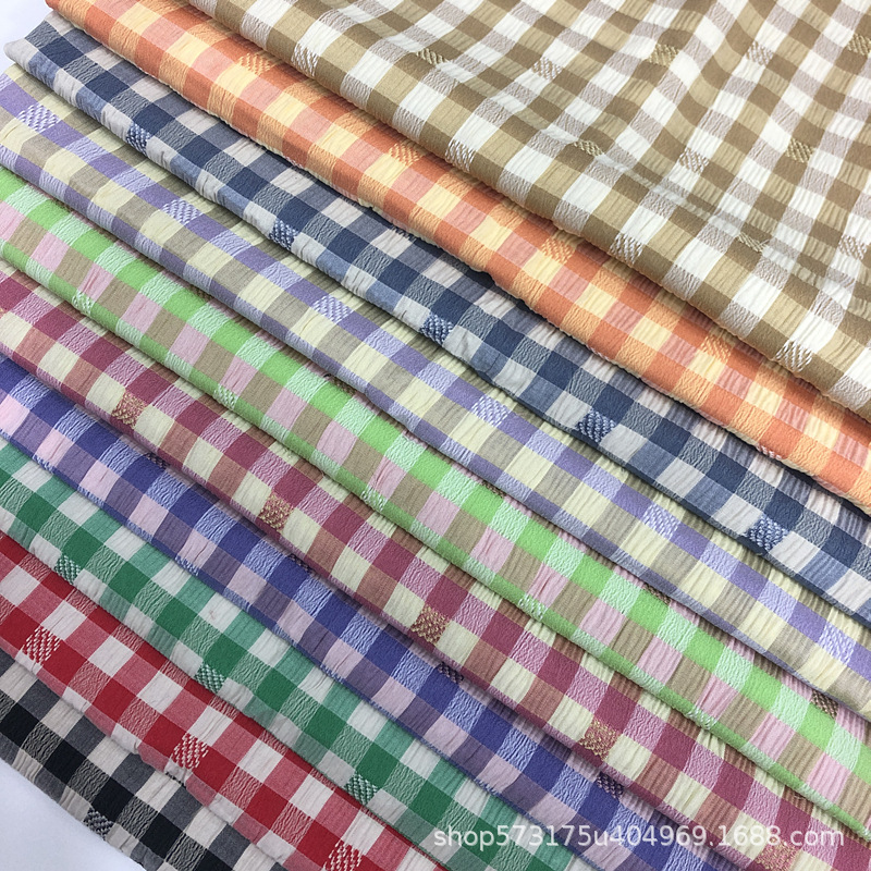 Human cotton stretch Zou cloth candy color women's clothing children's dress skirt pants fabric spot supply