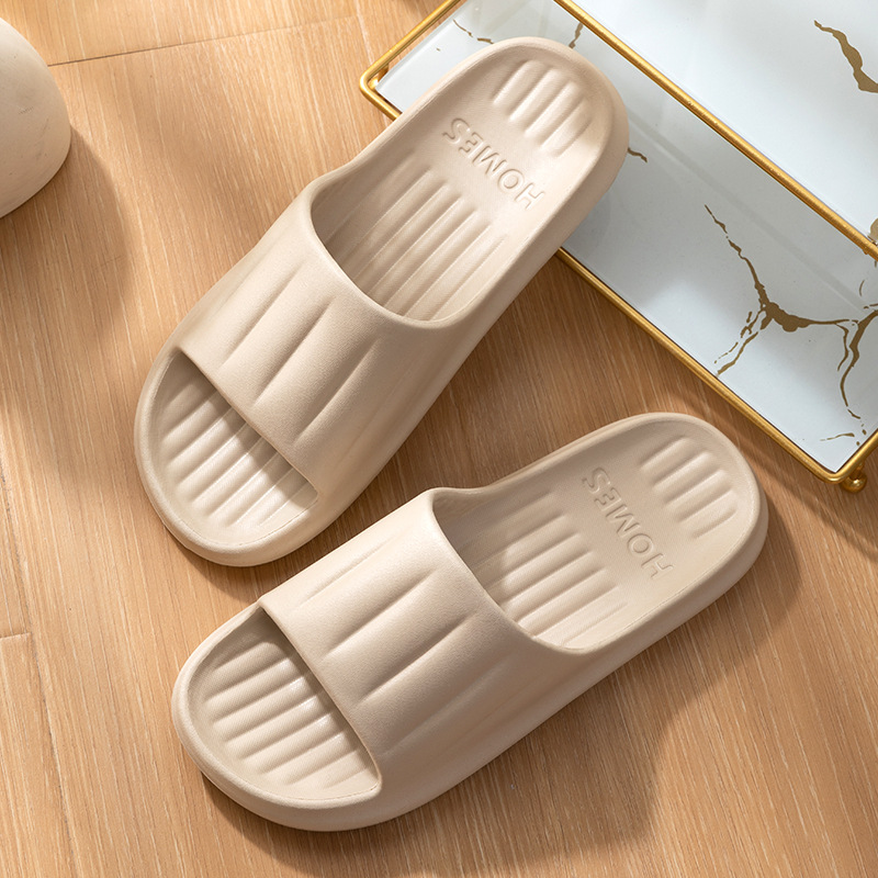 Non-Slip Deodorant EVA Slippers Men's Exterior Large Size Bathroom Bath Wear-Resistant Fashionable Thick Bottom Outer Wear Couple Sandals and Slippers