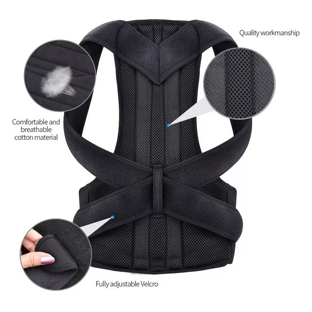 Picture of Cross-border body shaping correction with back support, chest-up, sitting posture correction with anti-hunchback, body girdle, posture corrector