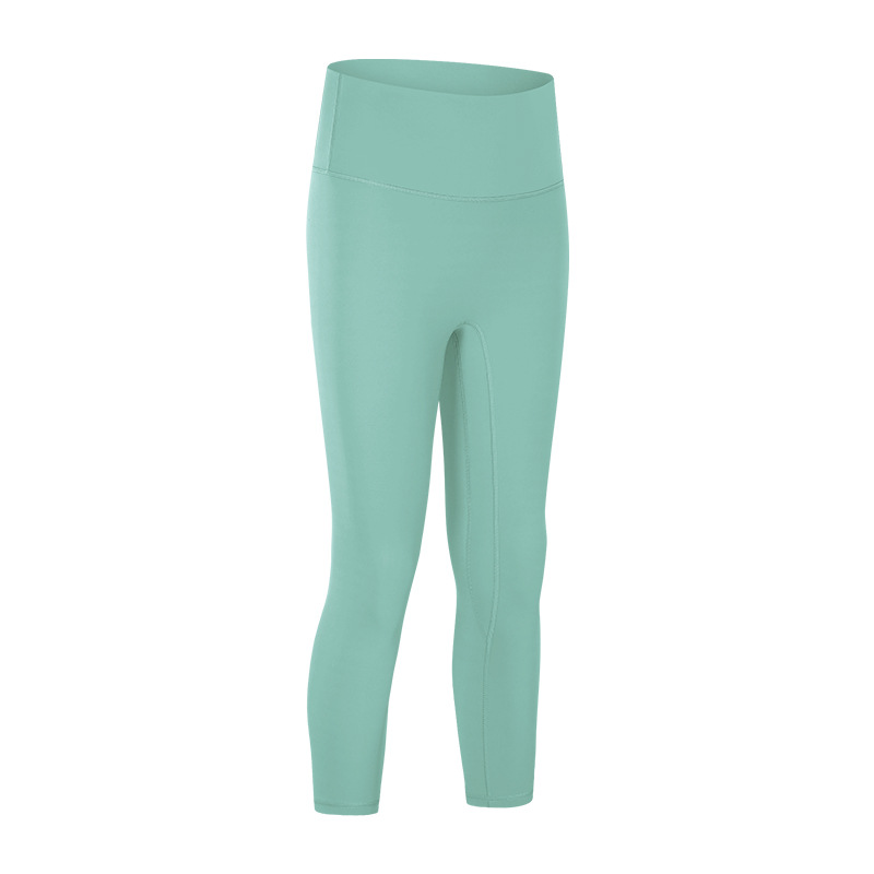 Picture of Spring and summer double-sided sanding naked feeling new no embarrassment line yoga pants running sports fitness cropped pants DL065