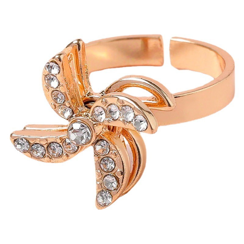 Cross-border Cute Open Ring Butterfly Jewelry Children's Ring Women's Adjustable Fun Student Cartoon Jewelry