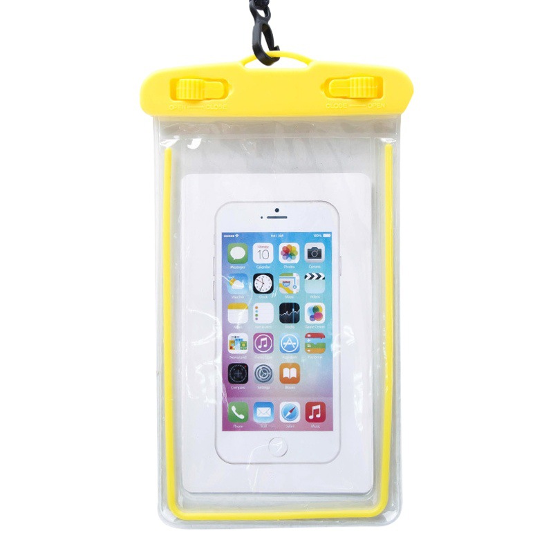 Waterproof Mobile Phone Bag with Touch Screen, Diving, Mountaineering, Beach, Swimming, Rafting, Takeaway Rider, Luminous Waterproof Mobile Phone Bag
