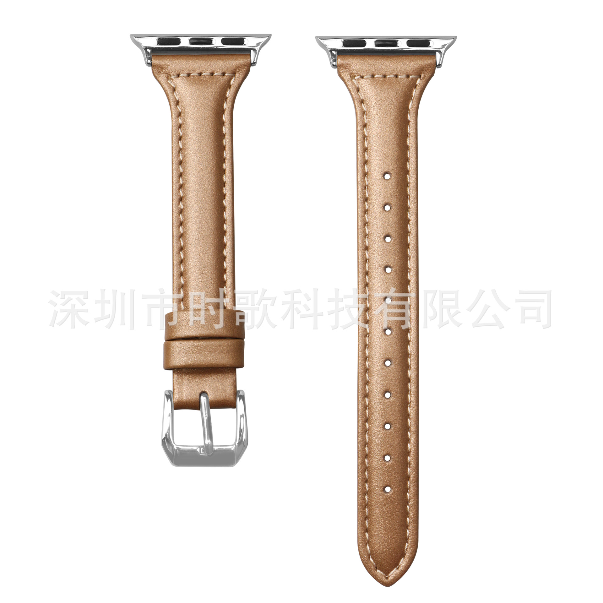 Picture of Suitable for Apple Watch Strap Leather Small Waist appleiwatchs1098765ultra Thin Strap Autumn and Winter