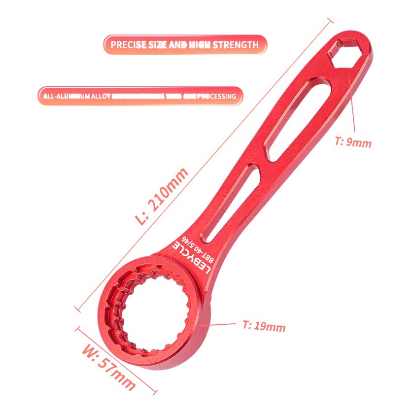 Mountain Road Bicycle Integrated Central Shaft Wrench Universal Integrated Hollow Crankset Bb Central Shaft Removal and Installation Tool