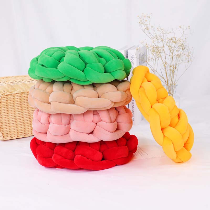 Picture of Filling heart cotton warm velvet cotton wool thick ice island wool diy hand-knitted hook blanket carpet blanket kennel cat nest cushion