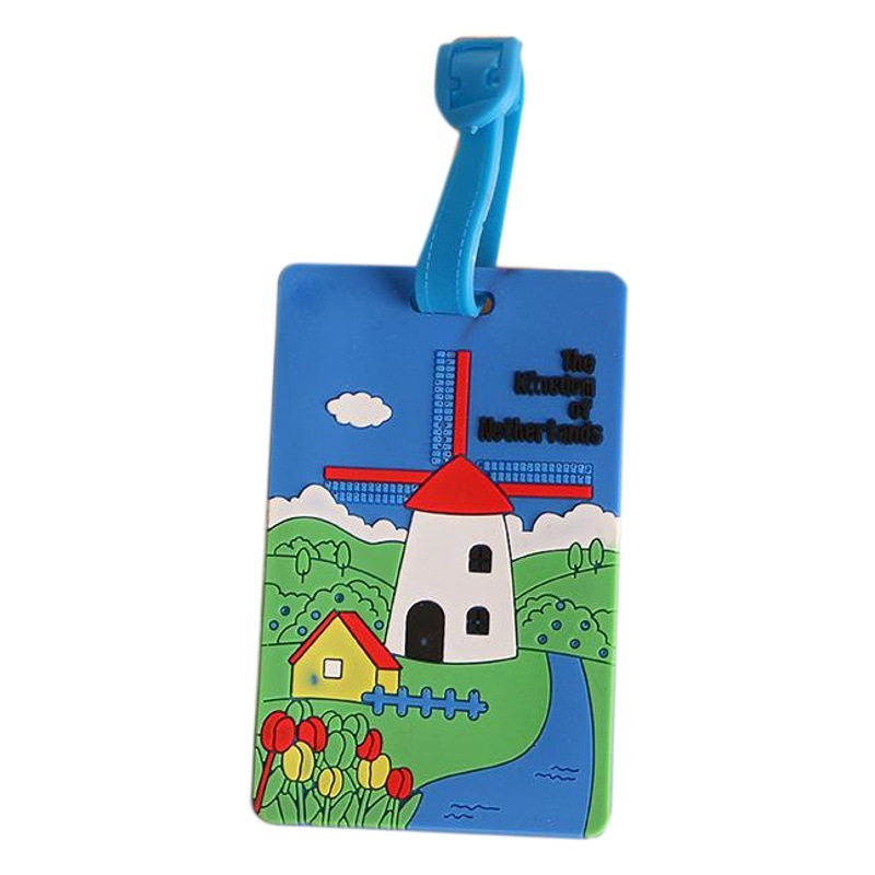 Cartoon boarding pvc boarding pass wholesale creative cartoon aircraft ID card set lanyard silicone luggage boarding pass