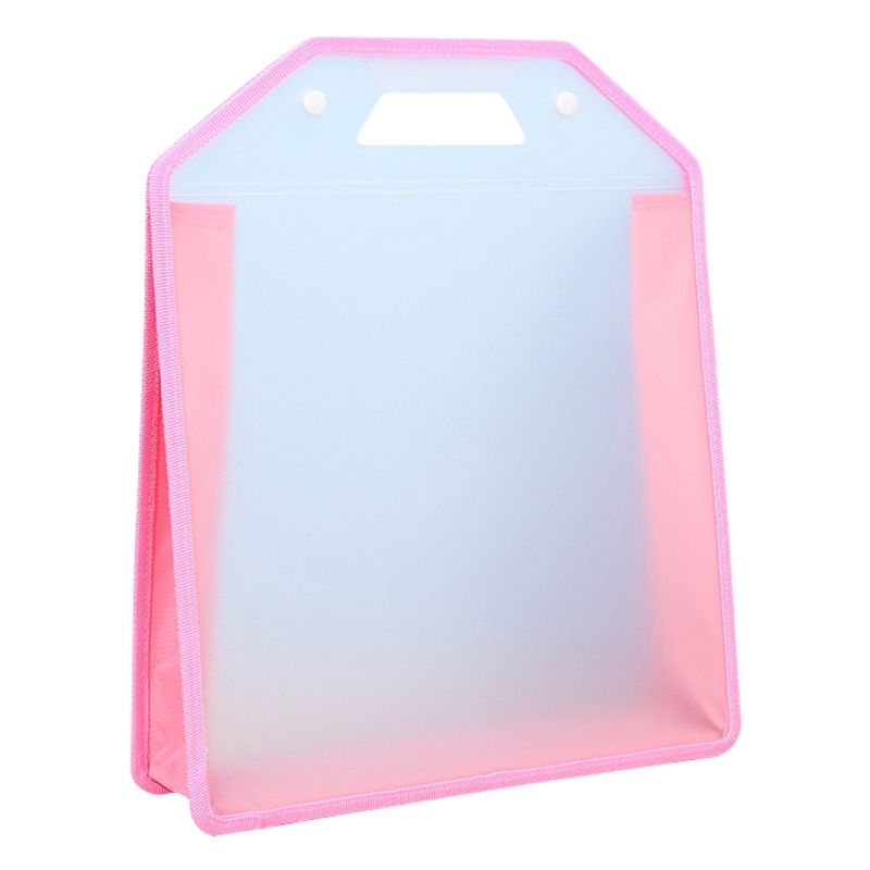 Amazon Large Capacity Storage Bag Oxford Cloth Wrapped Hand File Bag Student Snaps Frosted Test Bag Wholesale