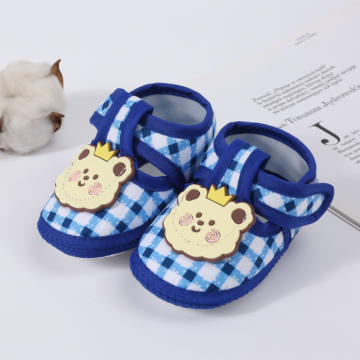 Picture of Baby sandals cartoon cool shoes newborn toddler shoes soft bottom breathable non-slip summer new TEMU 0-12M