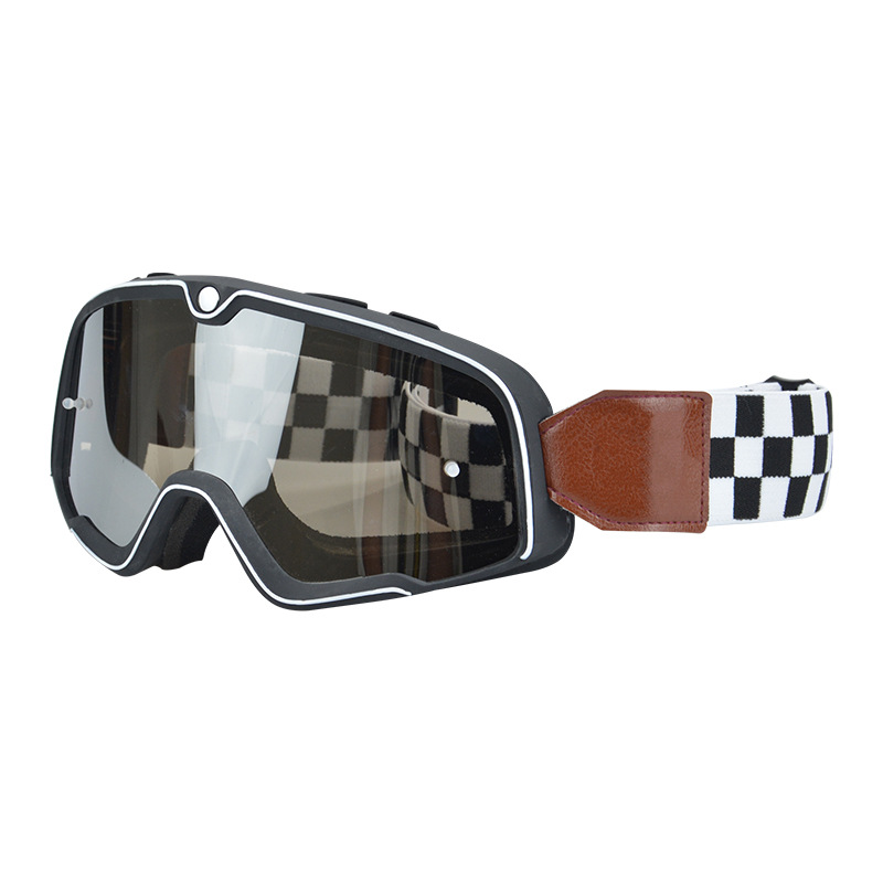 Picture of Anroer's New Wholesale Motorcycle Goggles Uv Retro Goggles Windproof and Dustproof Helmet Glasses # 8067