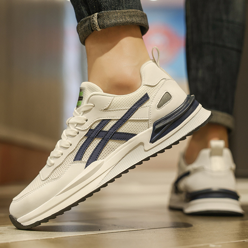 Men's Shoes Autum 2025 New Casual Sports Travel Shoes Men's Autum Retro Mesh Breathable Anti-Odor Trendy Shoes