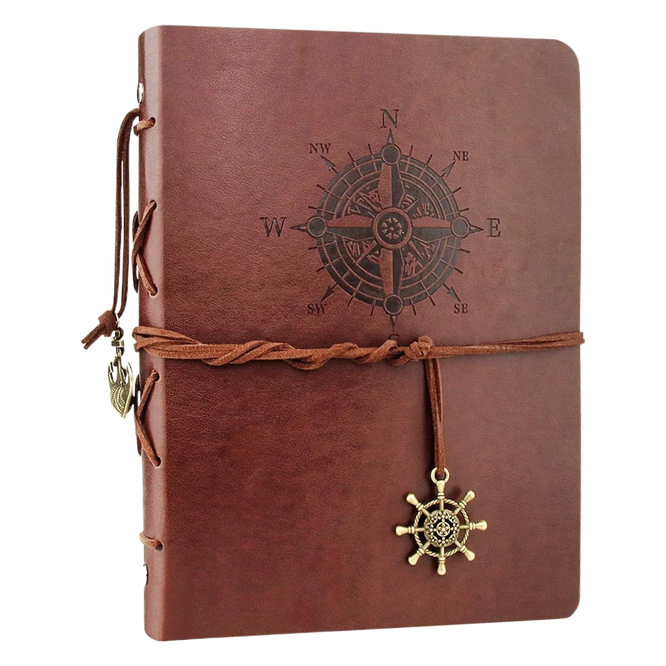 Leather diy photo album handmade album sticker couple sailing photo album creative gift couple souvenir album